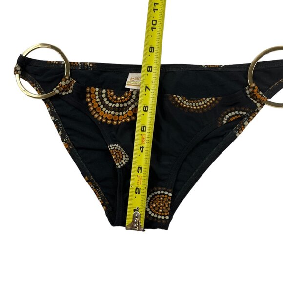 L*SPACE Geometric Print 2 Piece Bikini Swimsuit Boho Retro 70s Look Size Small - Picture 12 of 14